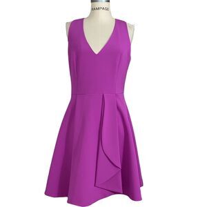 Adelyn Rae Fallon sleeveless fit & flare fuchsia hot pink dress sz medium